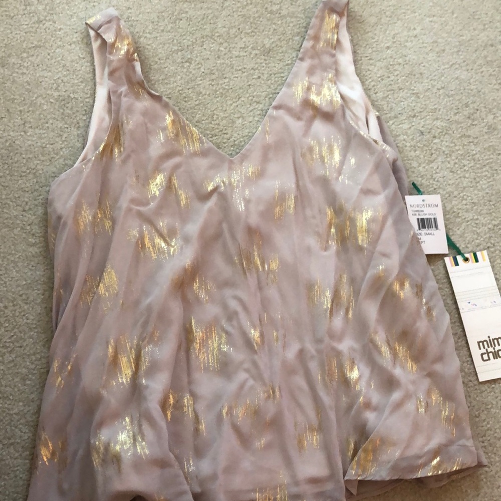 New Gold and Cream Nordstrom Top
